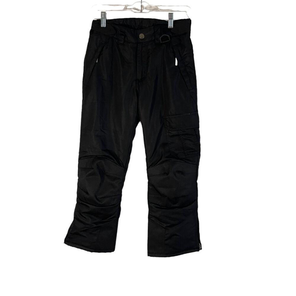 AQ‎ Youth Boy's Size Medium Black Ski Winter Snow Pants